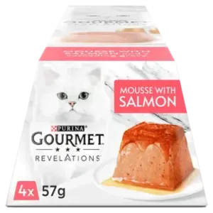 GOURMET® Revelations Mousse with Salmon Wet Cat Food