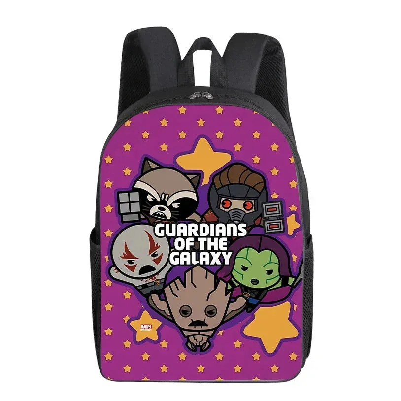 Groot Marvel Superhero School Backpack - Cute Cartoon Design for Kids and Adults, Ideal Gift and Office Knapsack