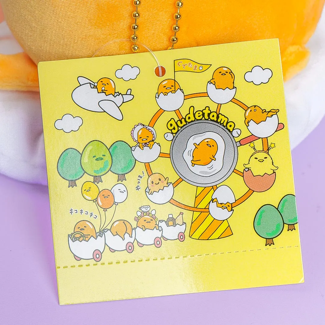 Gudetama Land 10th Anniversary Plushie Charm - Shiromi