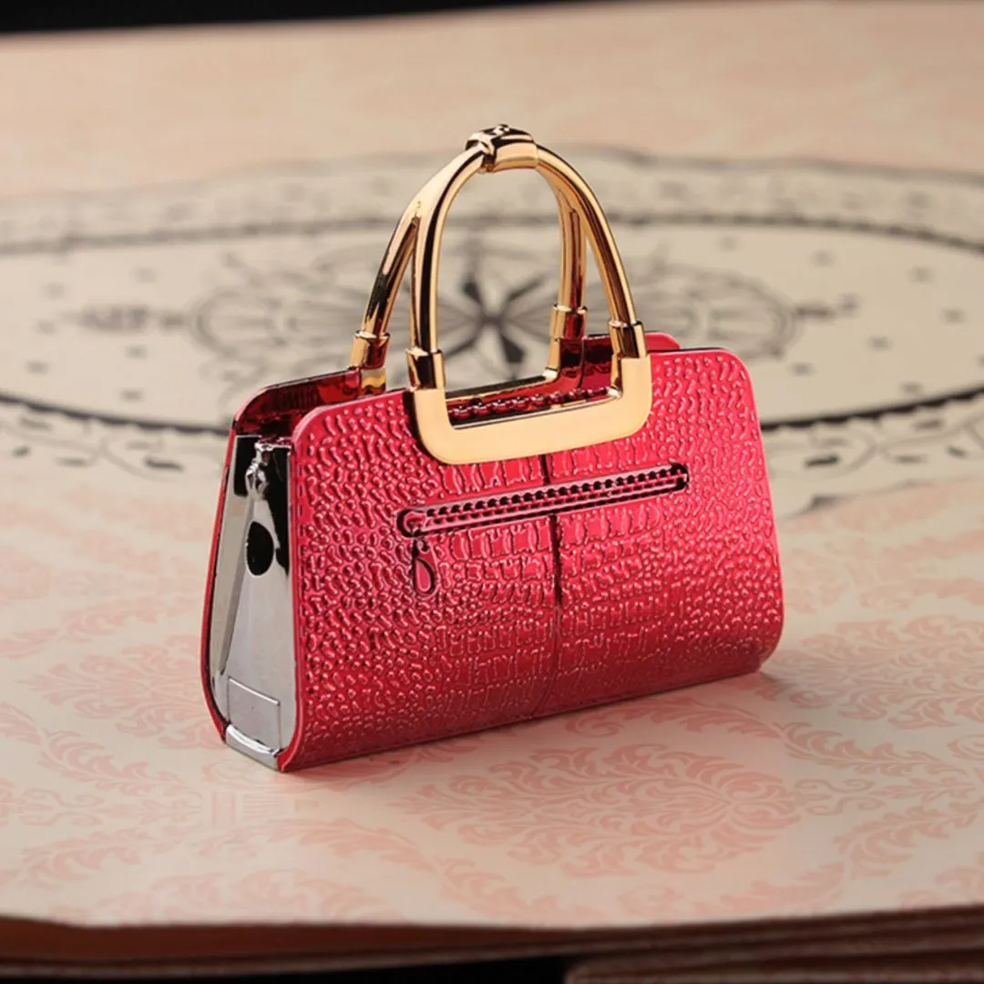 Handbag Shaped Flame Lighter | Cute Ladies Purse Butane Lighter [Random Color]