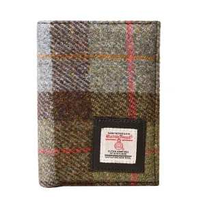 Harris Tweed Wallet Big Bifold Green