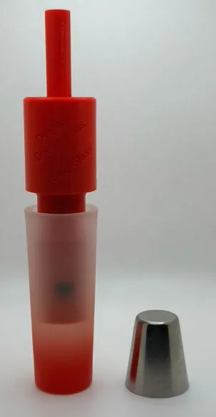 Holder for tall glass and small metal shot glasses