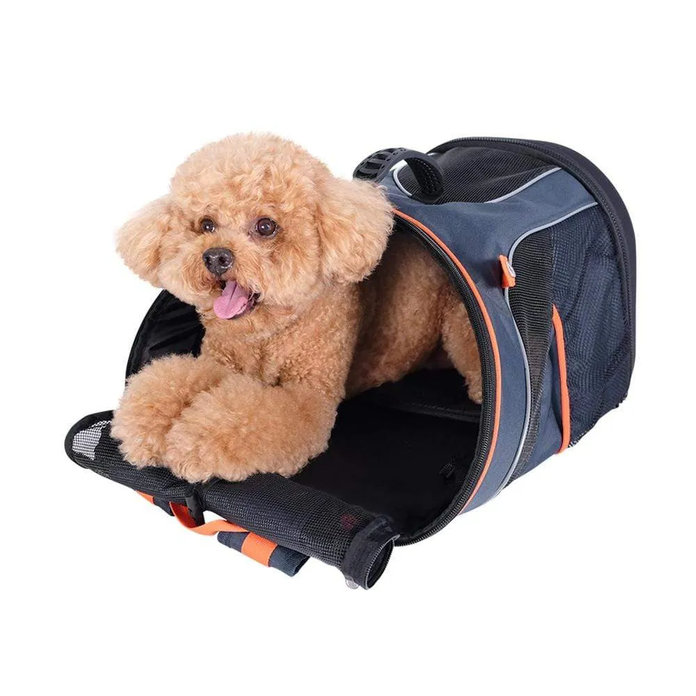 Ibiyaya Ultralight Backpack Dog/Cat Pet Carrier - Navy Blue