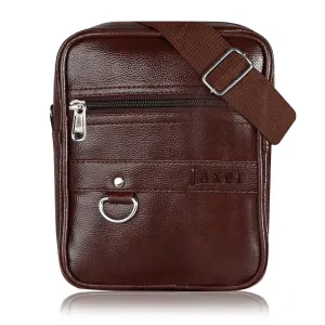 Jaxer Brown Sling Bag for Men & Women - JXRSB110