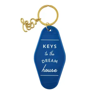 KEYS TO THE DREAM HOUSE MOTEL STYLE KEY CHAIN