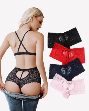 Lace BoyShorts High Waist Panties