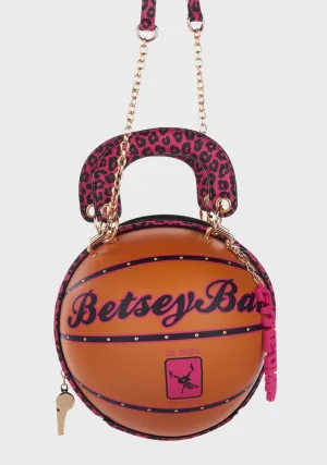 Leopard Betsey Ball Crossbody Bag