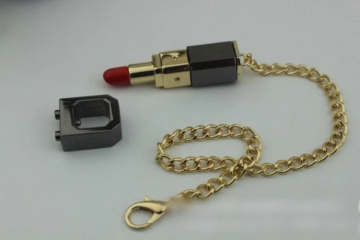 Lipstick Mortise Turn Lock 65mm Purse Charm Organizer Luggage Hardware Antique Gold Lock And Key Closure Small Bag Clutch Metal Accessories