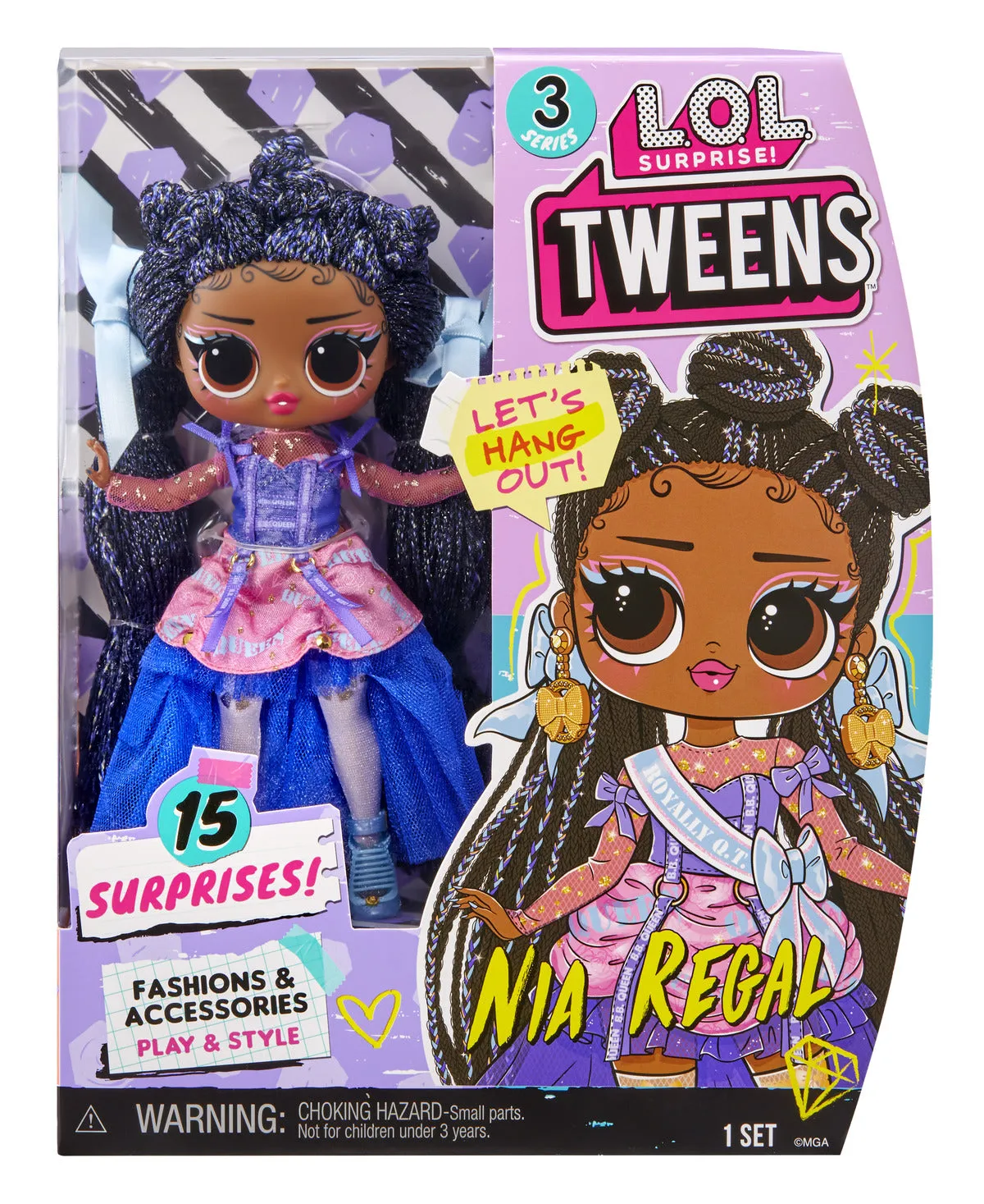 L.O.L. Surprise Tweens Doll S3 Nia Regal