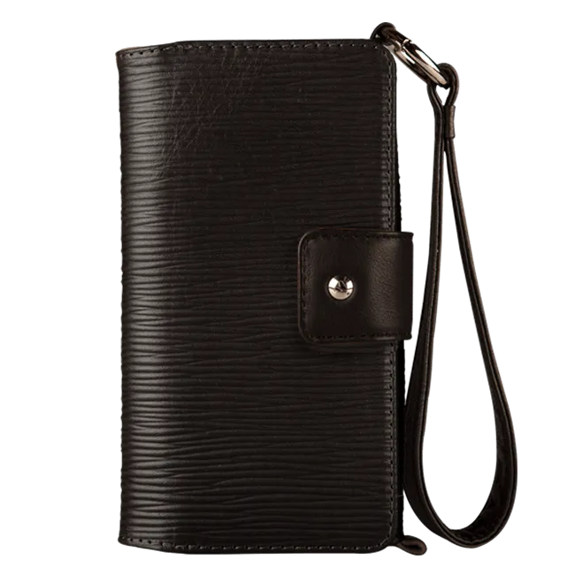 Lola XO - iPhone 8 Plus Wallet leather wristlet case