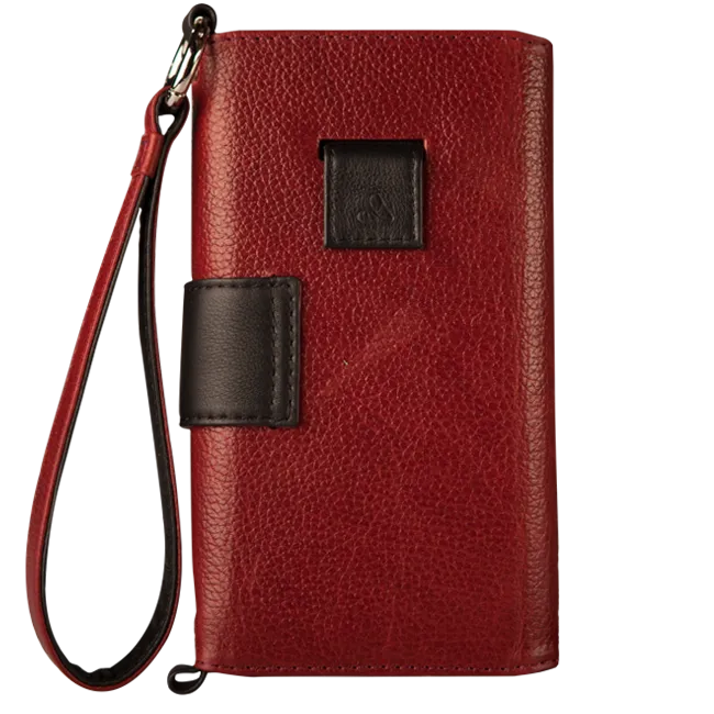 Lola XO - iPhone 8 Plus Wallet leather wristlet case