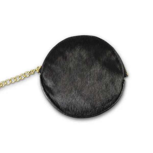 LORN - Ladies Addison Road Calf Hair Key Ring Coin Purse