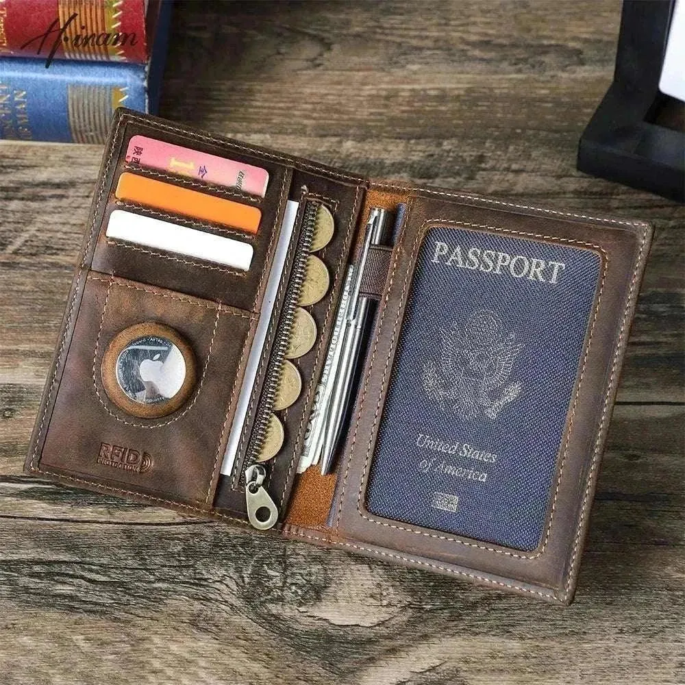 Luxury Genuine Leather RFID |  Passport Cover - PPC008