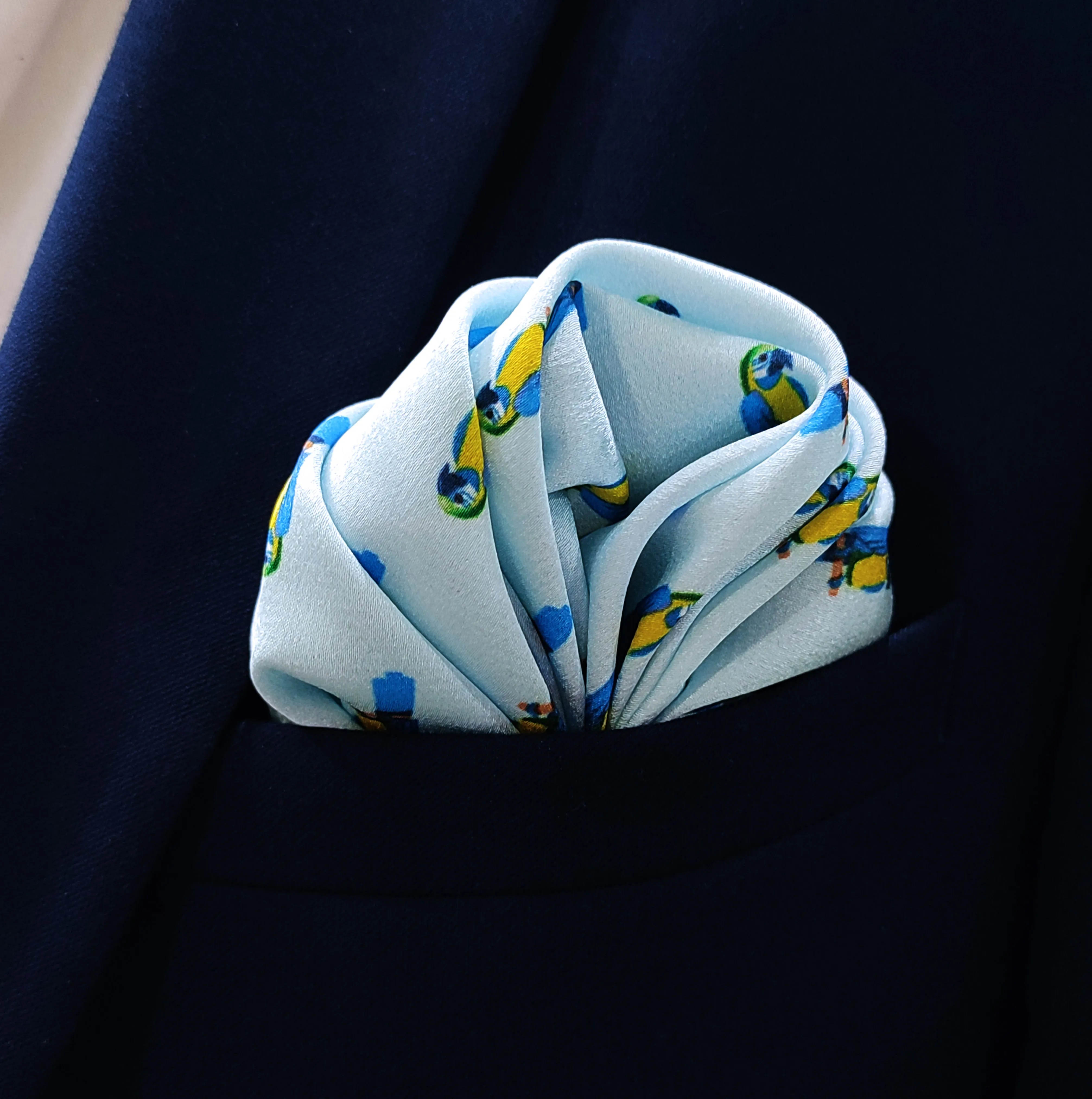 Macaw – Silk Pocket Squares