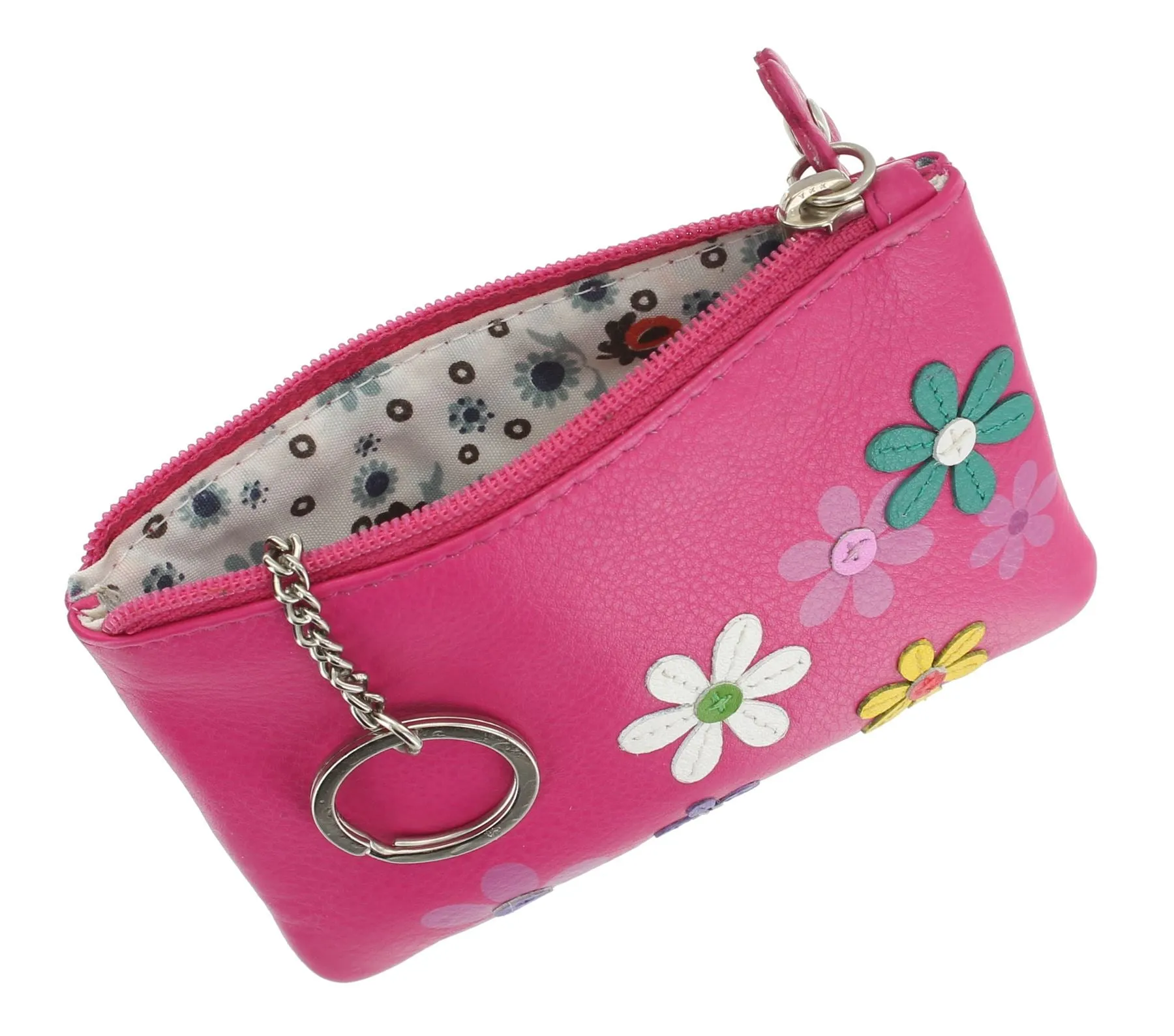 Mala Leather CARA Collection Coin Purse With Keyring 4108_73