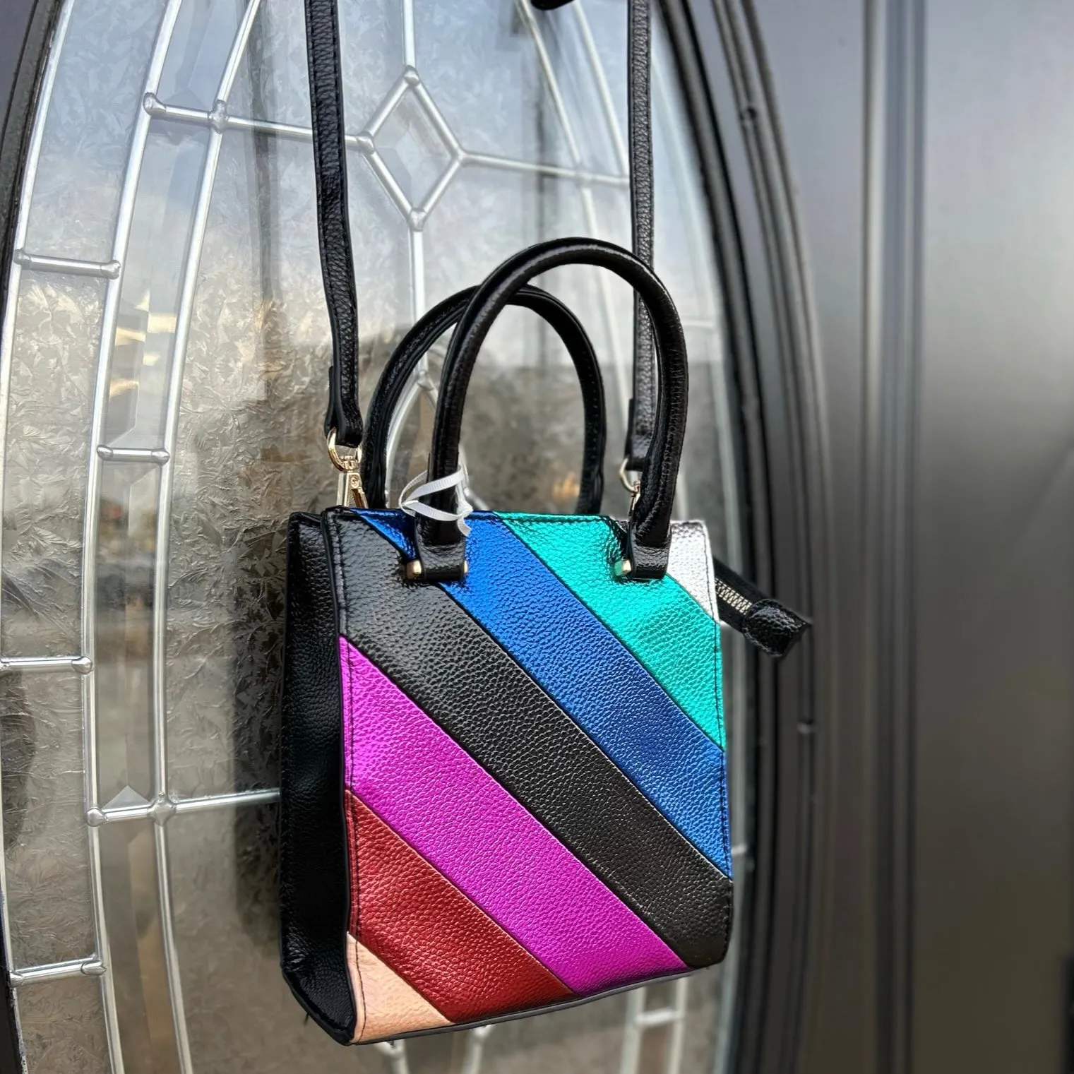 Metallic Rainbow Purse