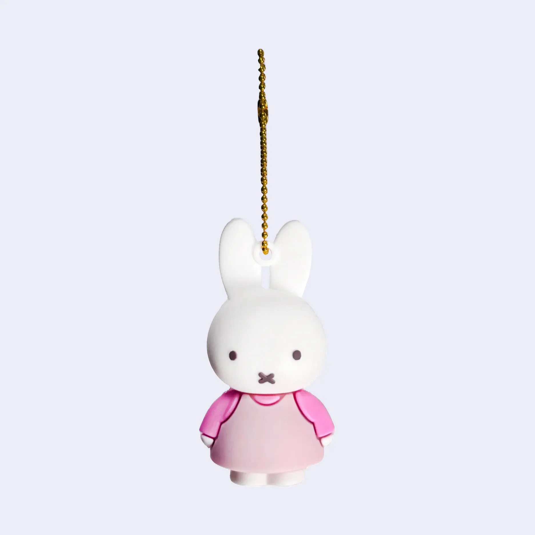 Miffy - Mascot Rubber Charm Keychain (Pink Dress)