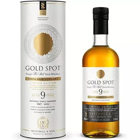 Mitchell & Son Gold Spot 9 Year Old Single Pot Still Irish Whiskey 700ml