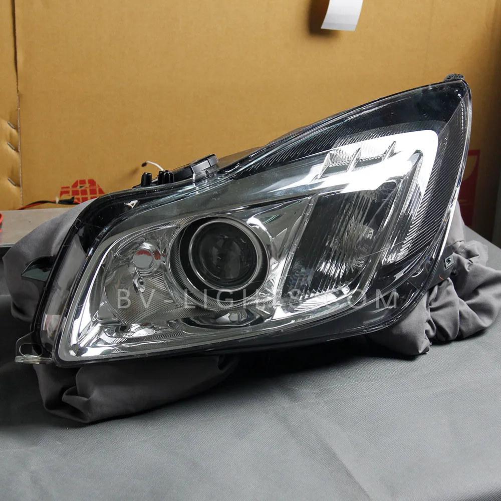 Modified headlight assembly for Buick Regal 2009-2013 Upgrade to the Latest Style LED headlight lamp  Daytime running light