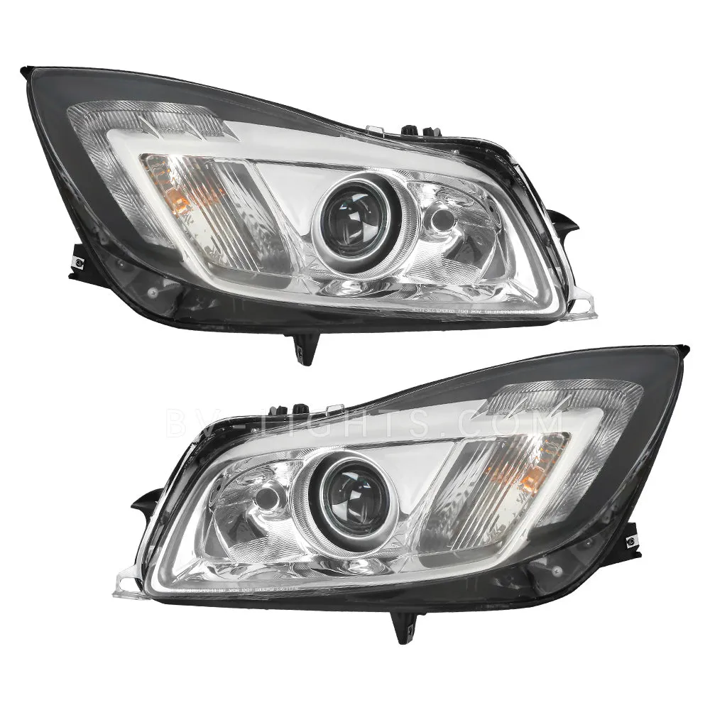 Modified headlight assembly for Buick Regal 2009-2013 Upgrade to the Latest Style LED headlight lamp  Daytime running light