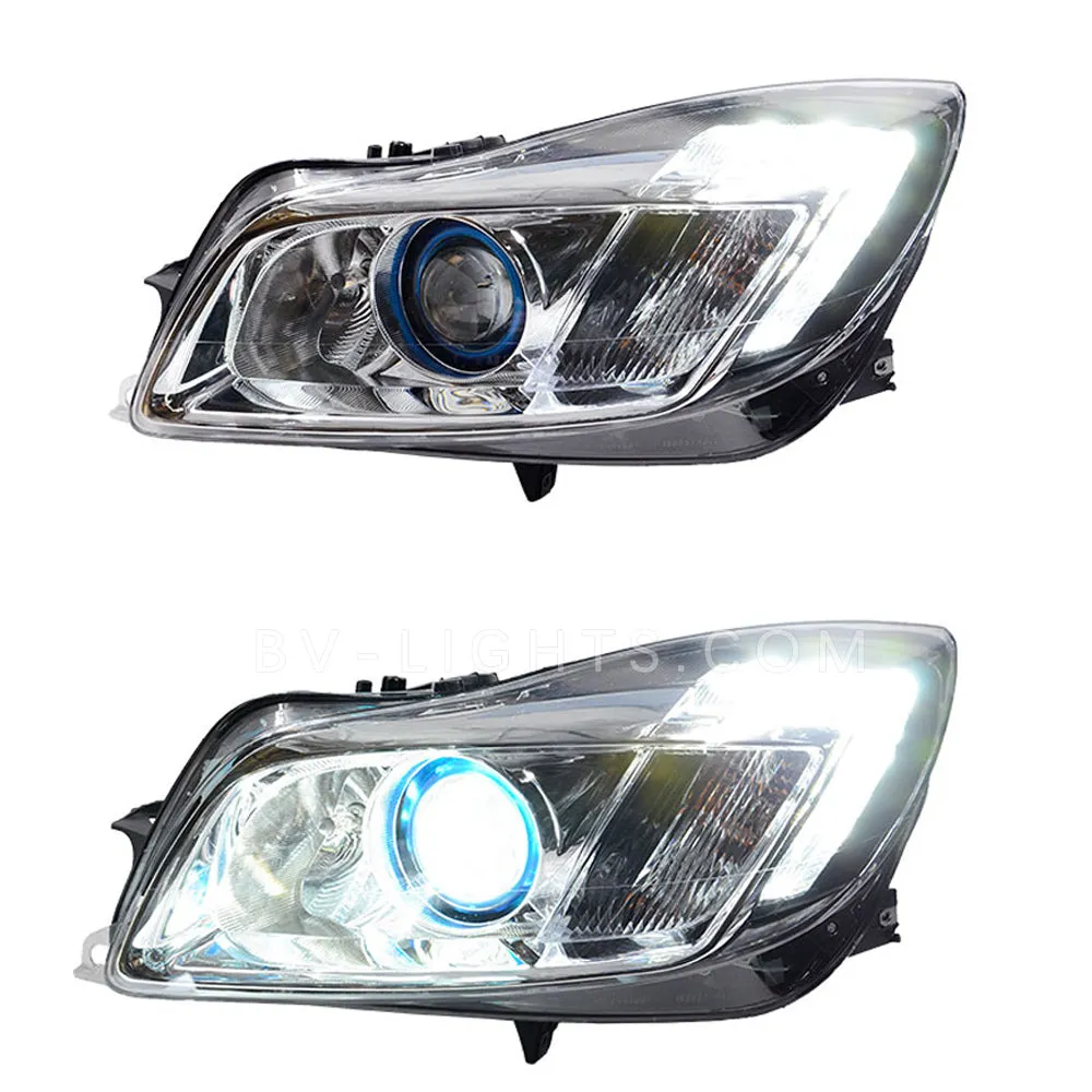 Modified headlight assembly for Buick Regal 2009-2013 Upgrade to the Latest Style LED headlight lamp  Daytime running light