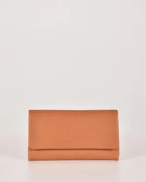 Nina Leather Wallet - Tan