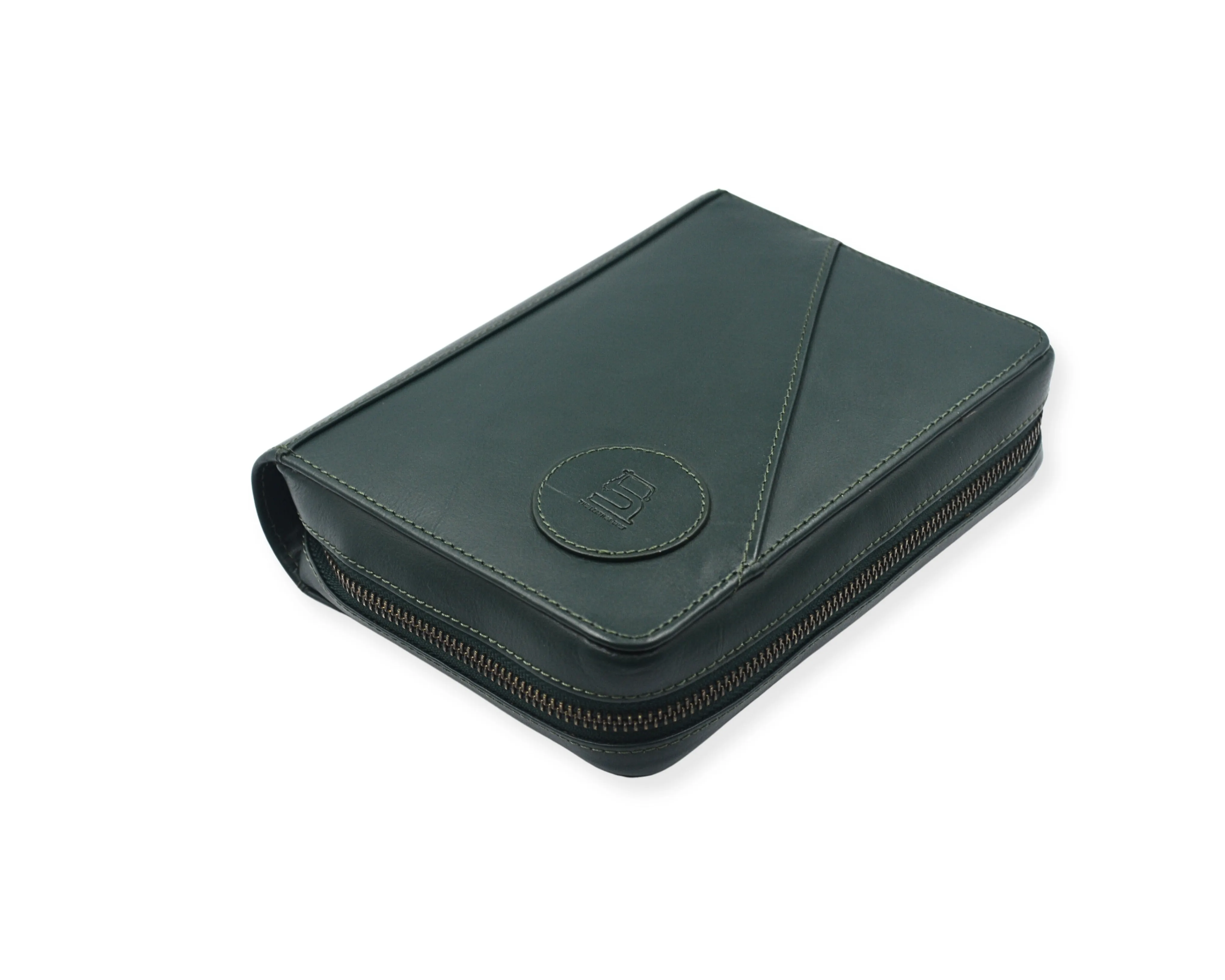 Nomad Passport Organiser - Army Green (Full Leather)