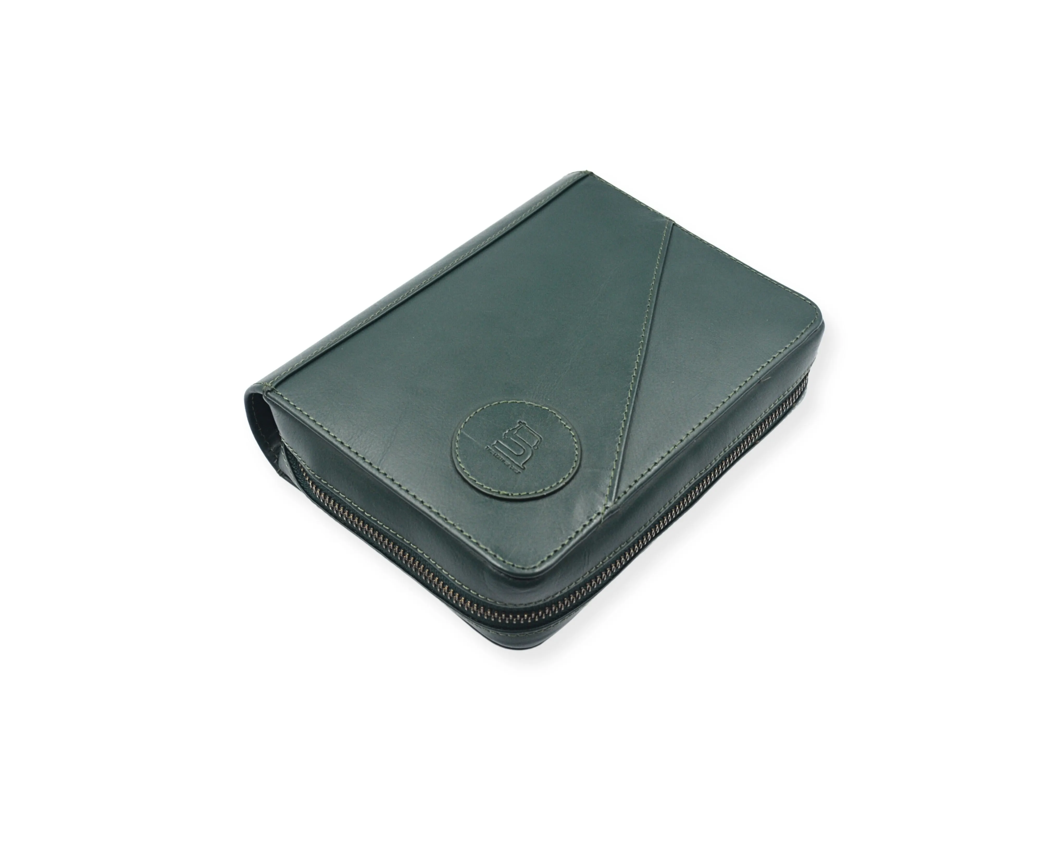 Nomad Passport Organiser - Army Green (Full Leather)