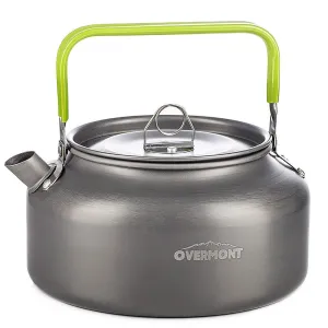 Overmont Camping Kettle Camp Tea Coffee Pot Aluminum 27/42 FL OZ Outdoor Hiking Gear Portable Teapot Lightweight with Silicon Handle