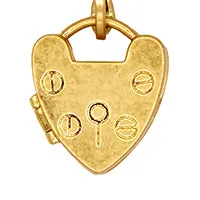 Padlock Locket Charm