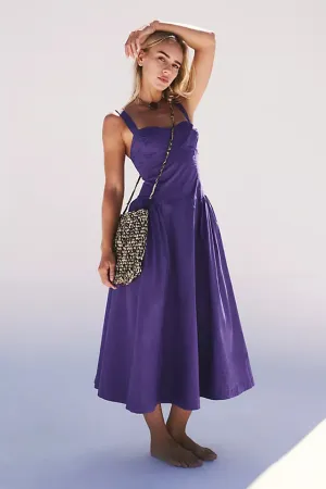 Paolo Midi Stylish Dress In Purple