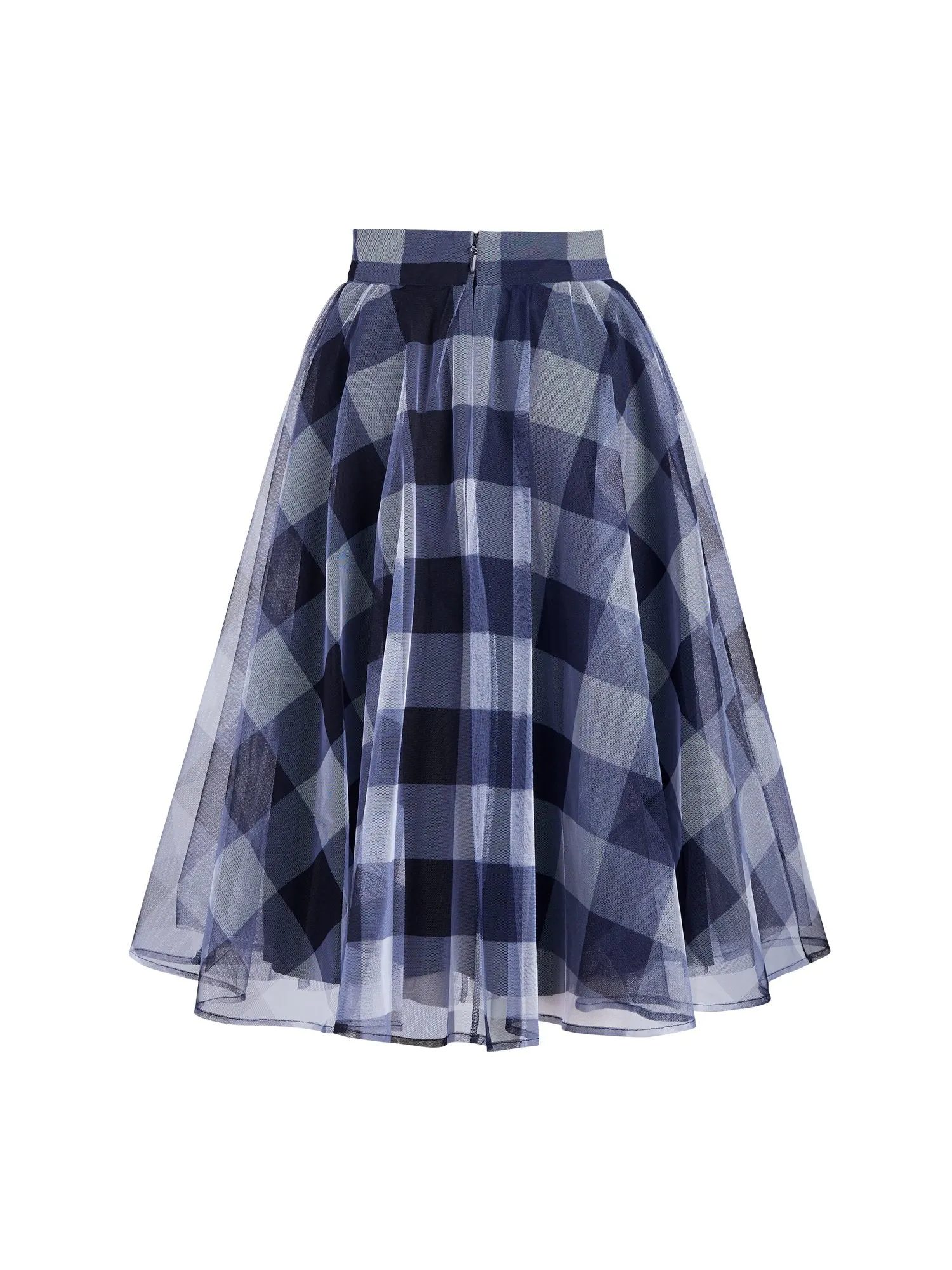 Petite Gingham Tulle Skirt - 7th Avenue