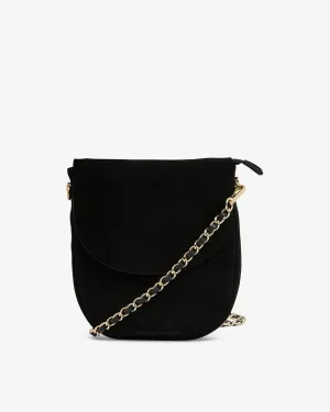 Phoebe Pouch - Black Suede