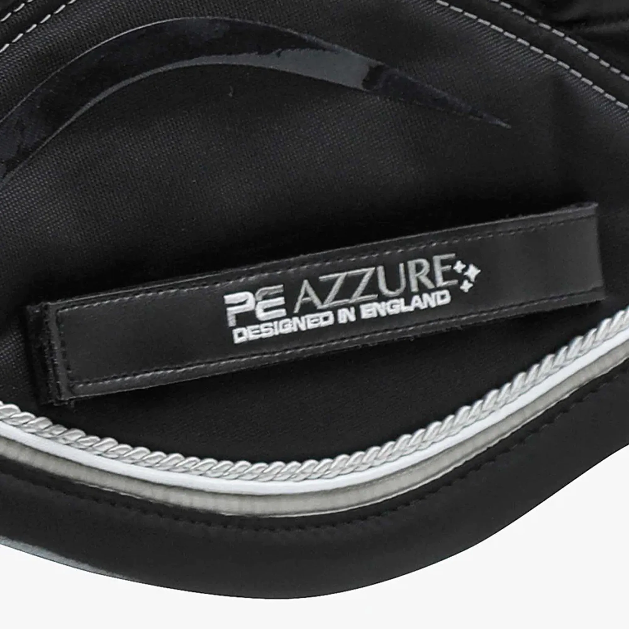 Premier Equine Azzure Anti-Slip Satin Dressage Square - Black