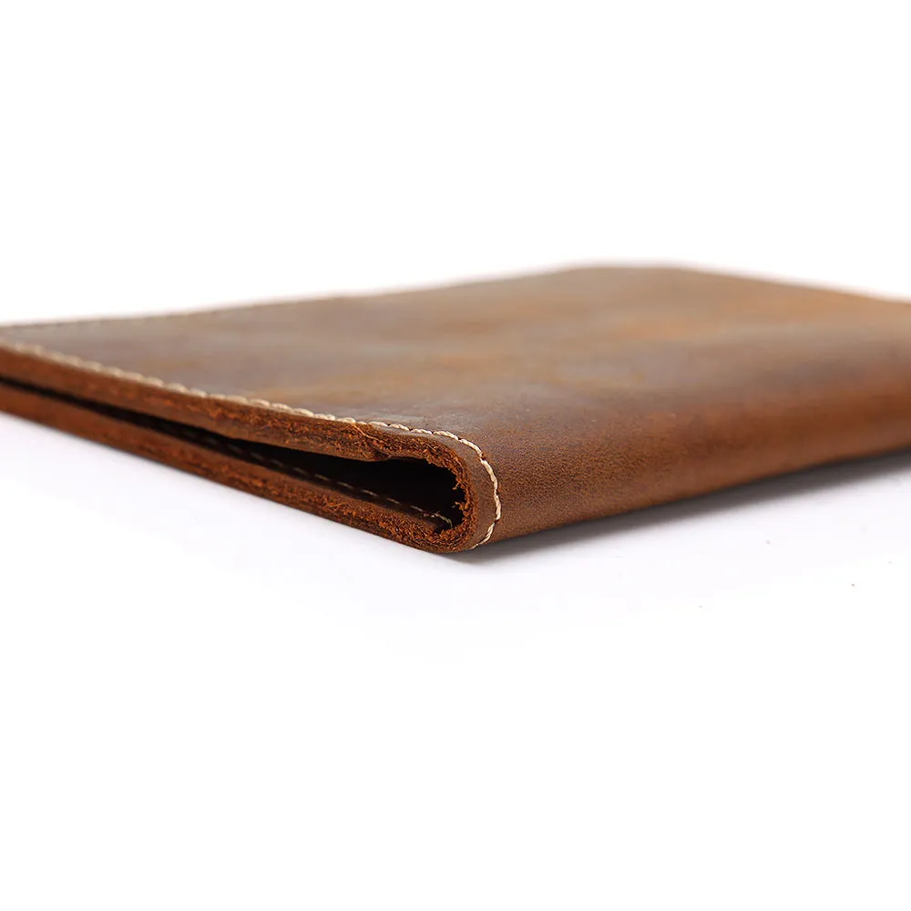 Priam Handmade Leather Passport Cover - High-Quality Travel Wallet