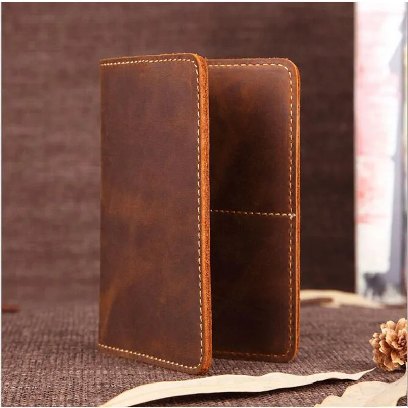 Priam Handmade Leather Passport Cover - High-Quality Travel Wallet