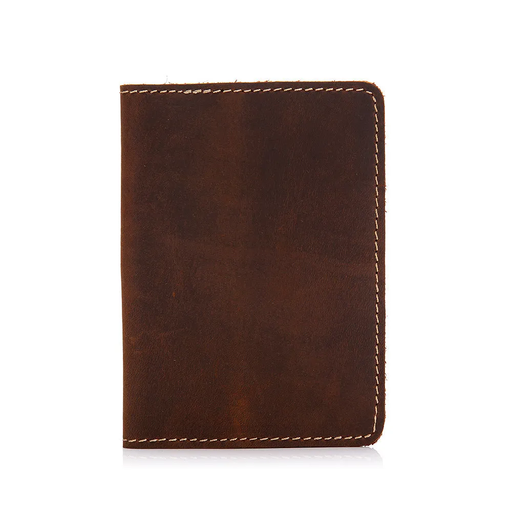 Priam Handmade Leather Passport Cover - High-Quality Travel Wallet