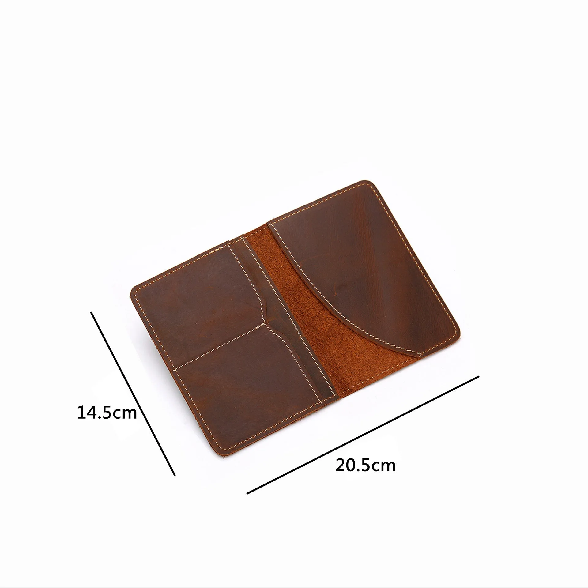 Priam Handmade Leather Passport Cover - High-Quality Travel Wallet