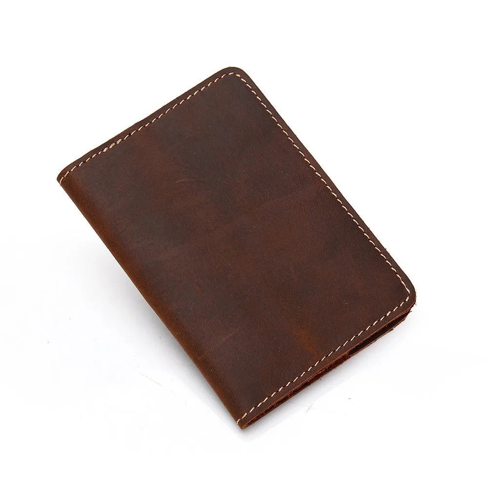 Priam Handmade Leather Passport Cover - High-Quality Travel Wallet