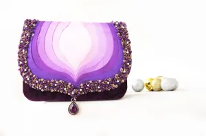 Purple Taj Clutch