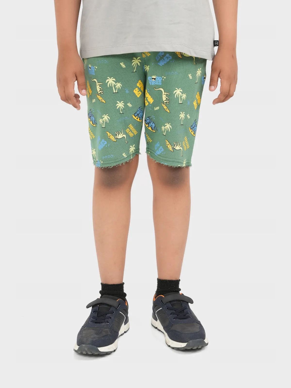 "ALED" Casual Terry Shorts