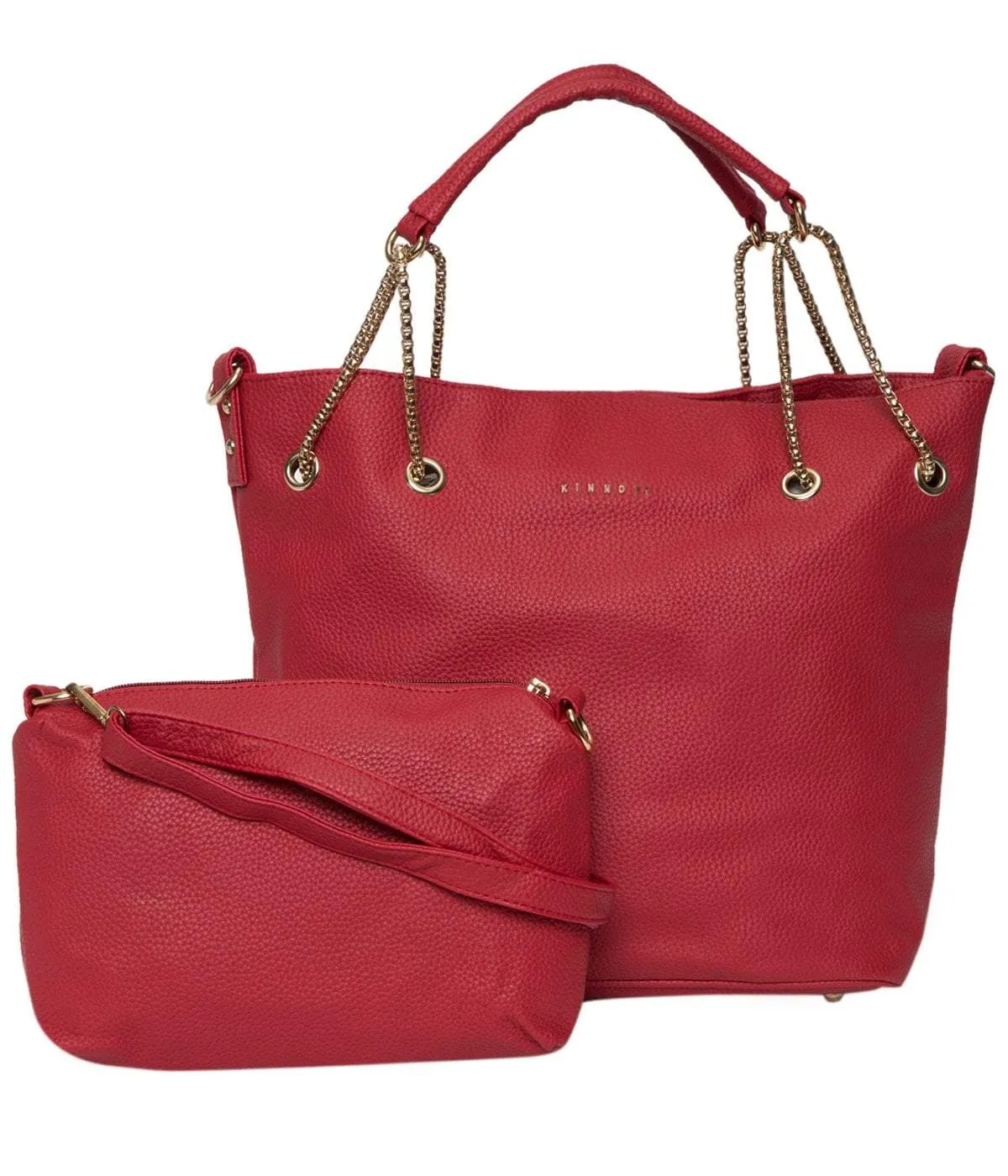 Red Chain Tote Bag