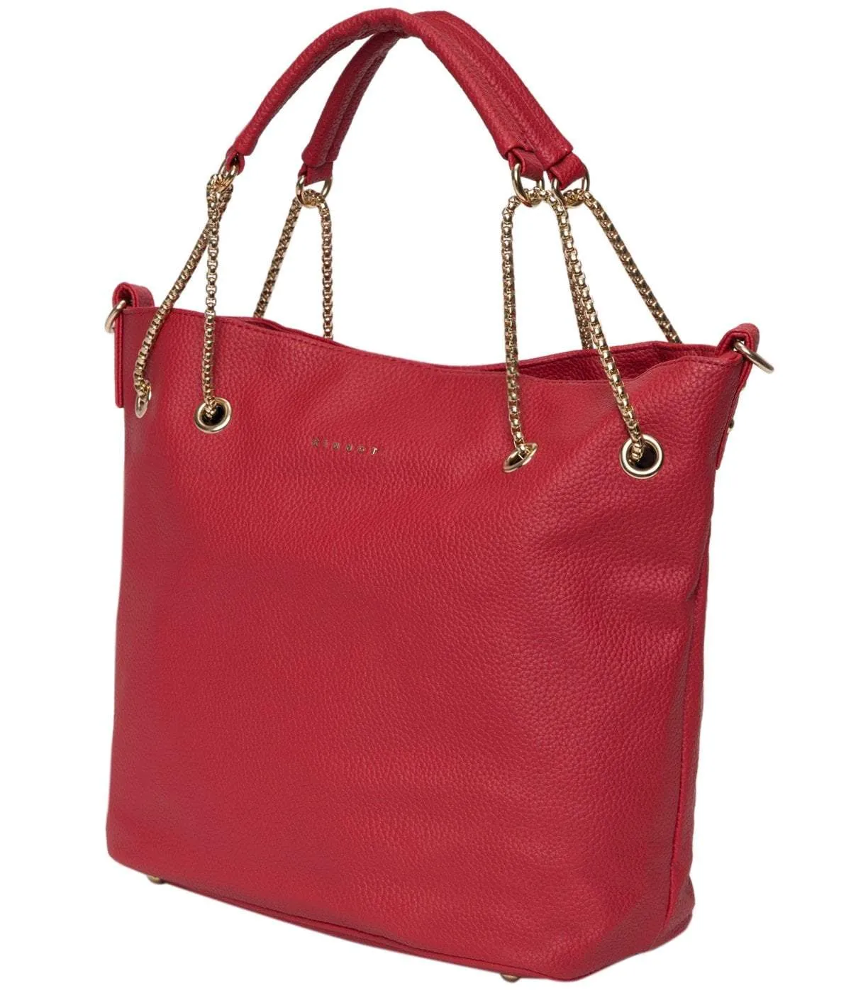 Red Chain Tote Bag