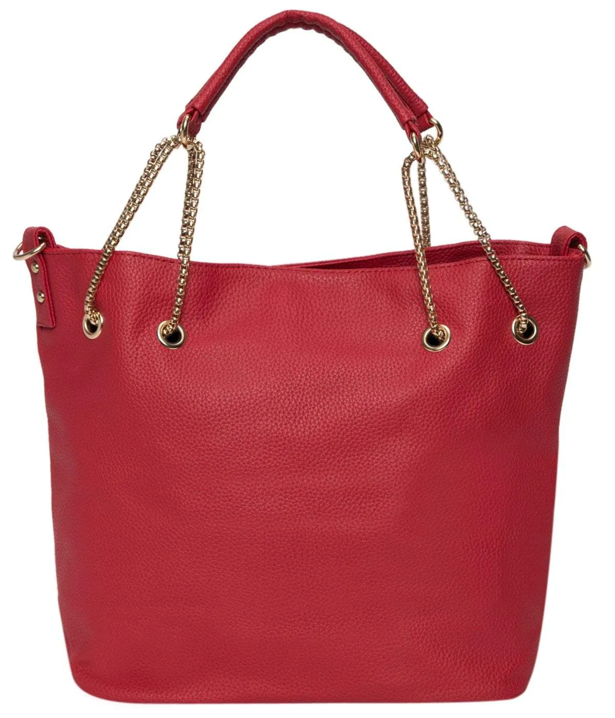 Red Chain Tote Bag