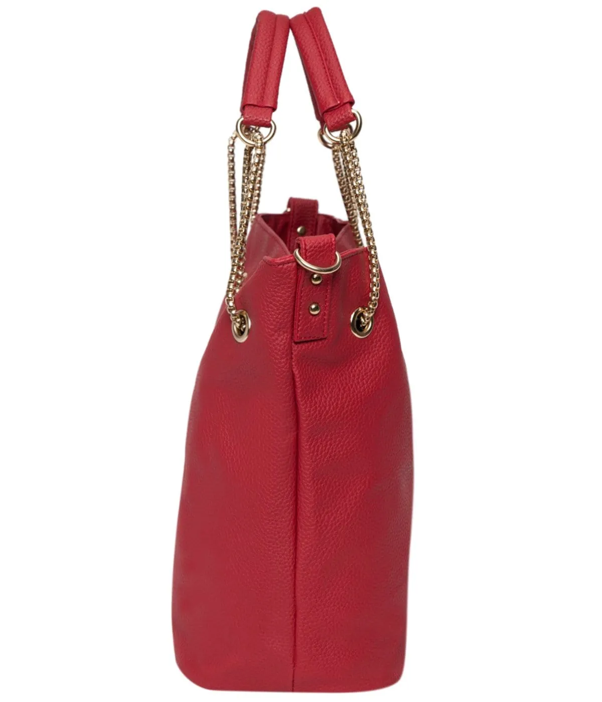 Red Chain Tote Bag