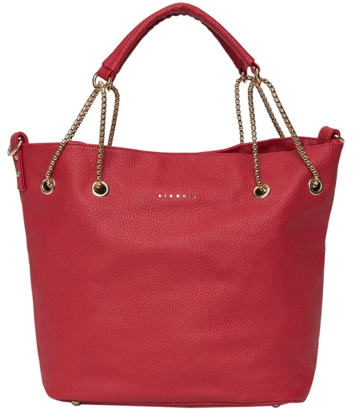 Red Chain Tote Bag