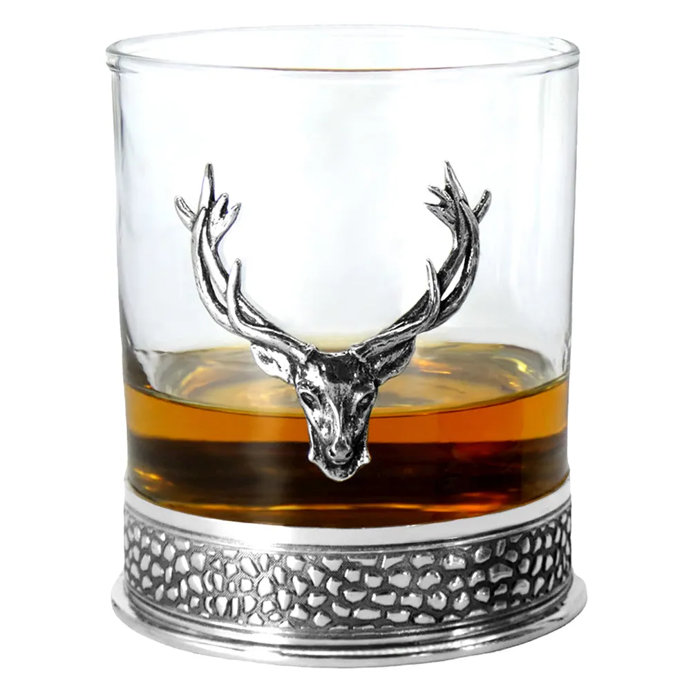 Regal 600ml Whisky, Wine & Spirits Stag Decanter Gift Set Includes 2x 11oz Regal Stag Tumblers