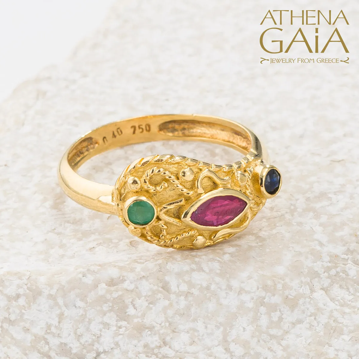 Regal Byzantine Pore Ring