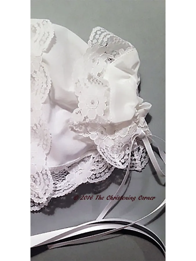 Regal Lace Handkerchief Bonnet