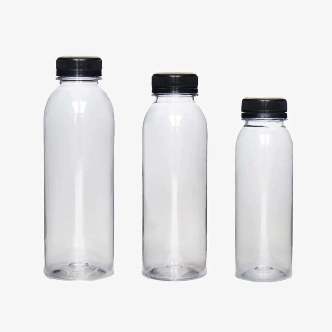 Round Shaped PET Bottles | 8 oz